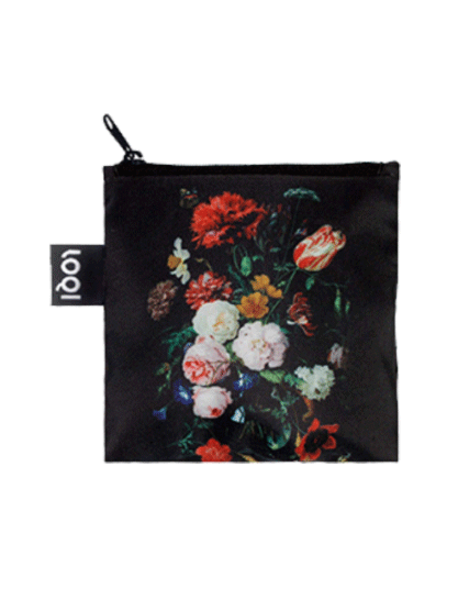 Jan Davidsz De Heem Still Life with Flowers Reusable Water Resistant Shopping Bag