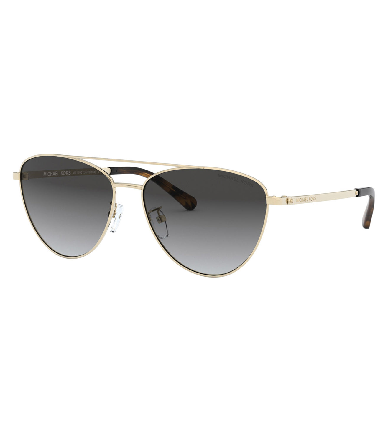Michael Kors Women's Dark Gray Gradient Aviator Sunglasses