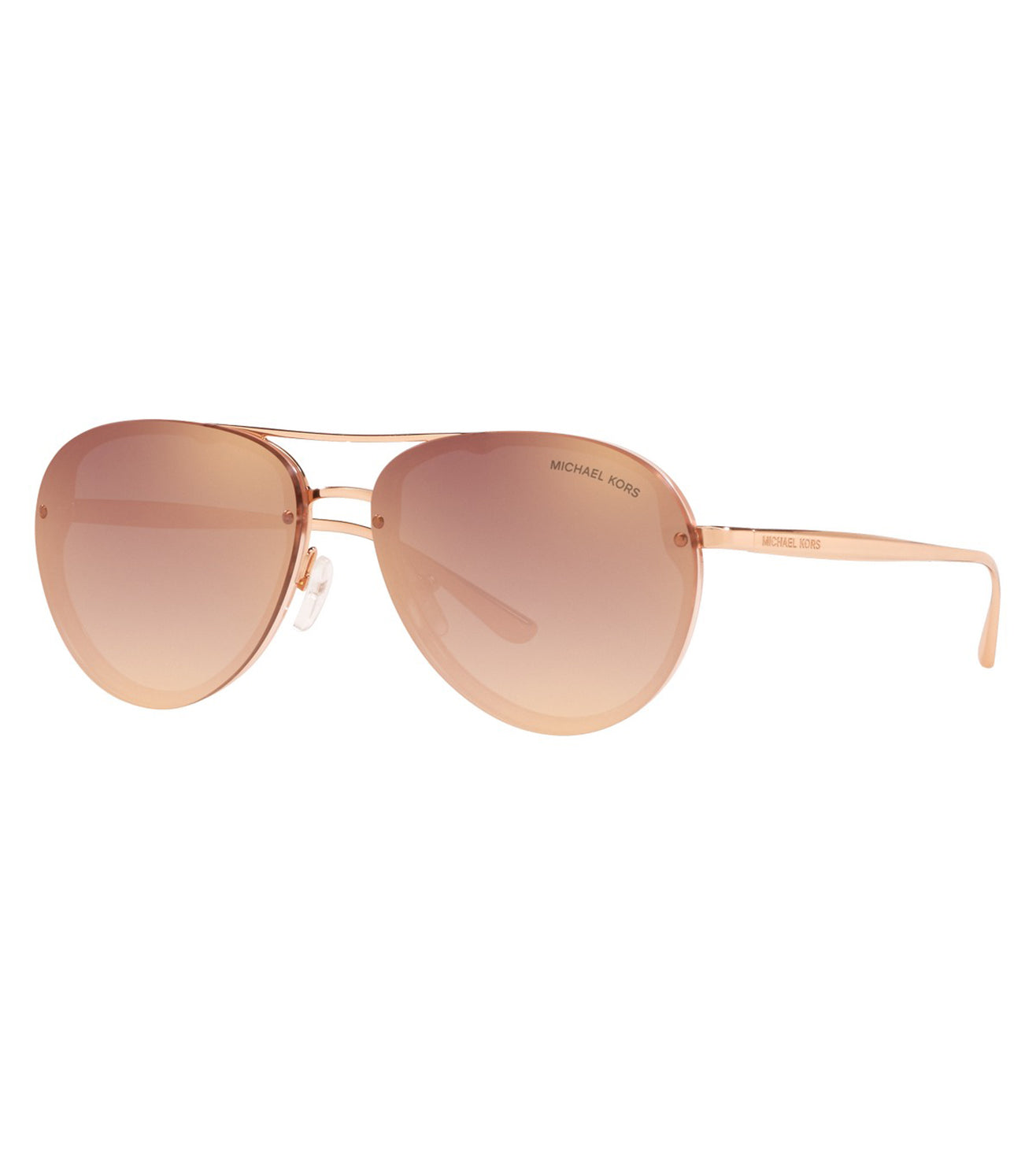 Michael Kors Women's Rose Gold Gradient Aviator Sunglasses