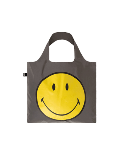 Reflective Smiley Reusable Water Resistant Shopping Bag