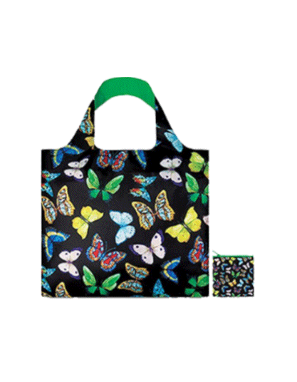 Wild Butterflies Reusable Water Resistant Shopping Bag